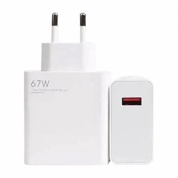 Incarcator Retea Xiaomi, 67W, 6.2A, 1 x USB-A, Alb BHR07SKEU