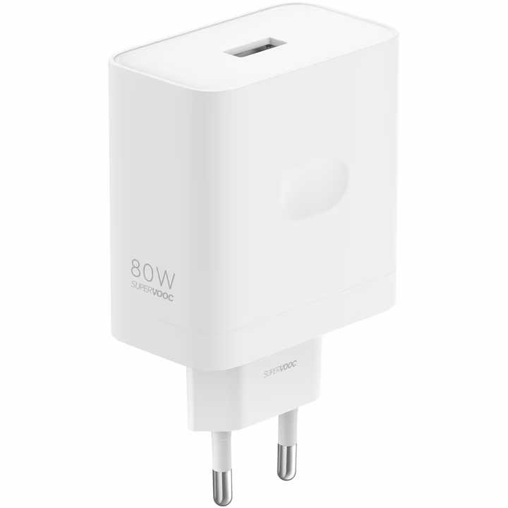 Incarcator OPPO SUPERVOOC 80W, Alb